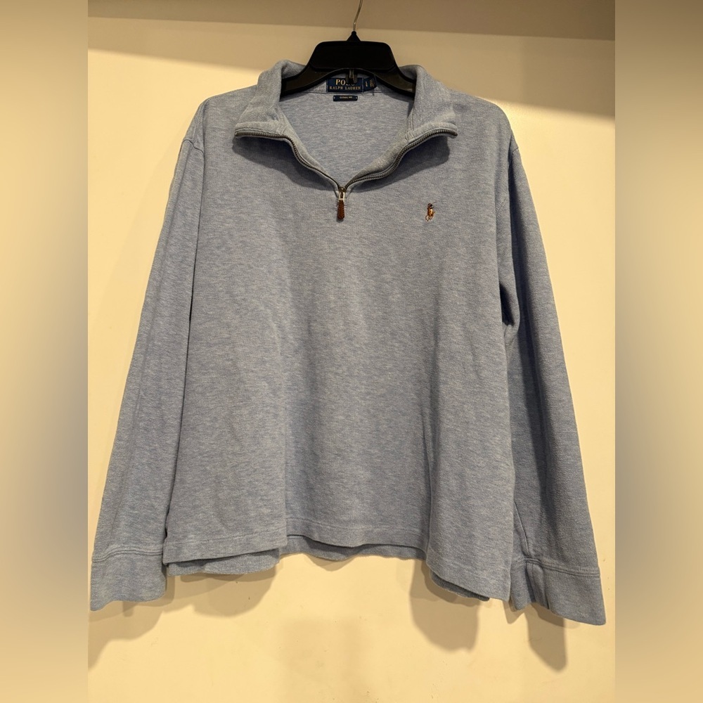 Polo Ralph Lauren Estate Rib Quarter Zip Sweater Size L